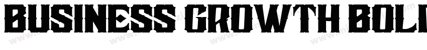 Business Growth Bold字体转换
